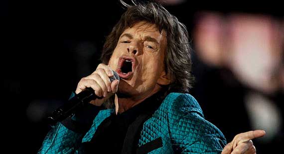 Mick Jaggar of the Rolling Stones